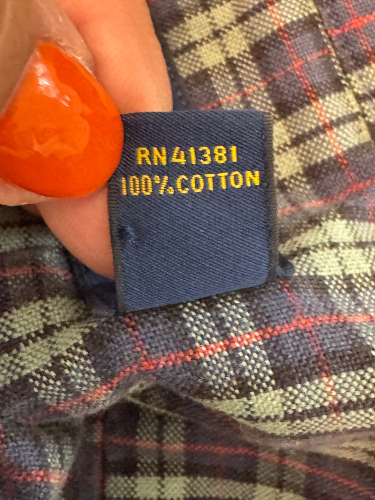Ralph Lauren Check Button Down Shirt XXL preppy