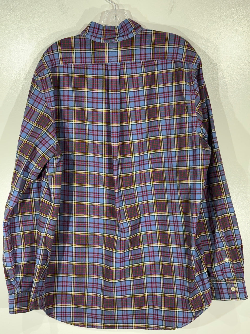 Ralph Lauren Blue Multicolor Plaid Button Down Shirt XXL preppy