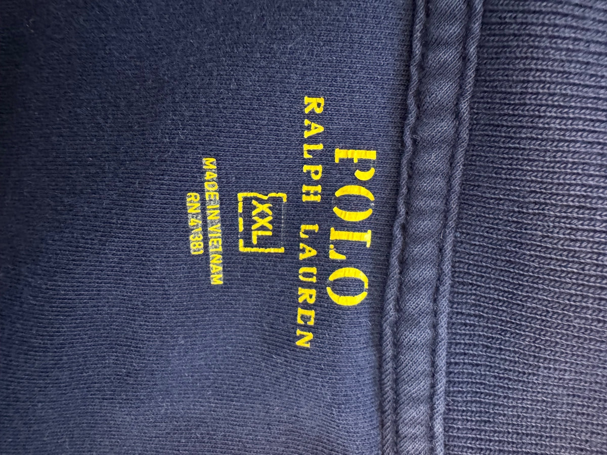 Polo Ralph Lauren Men’s XXL Full Zip Track Jacket Navy Blue athleisure, preppy