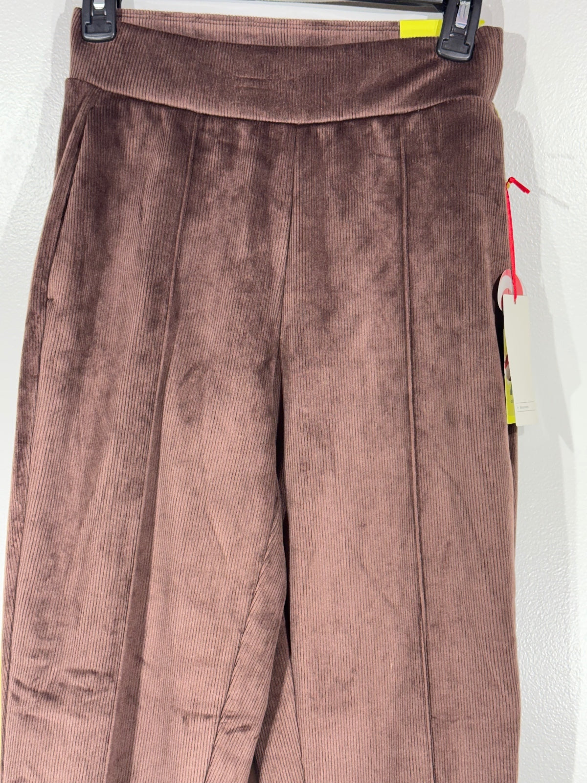 All in Motion XS Brown Ribbed Jogger Pants High Rise Full Length, athleisure