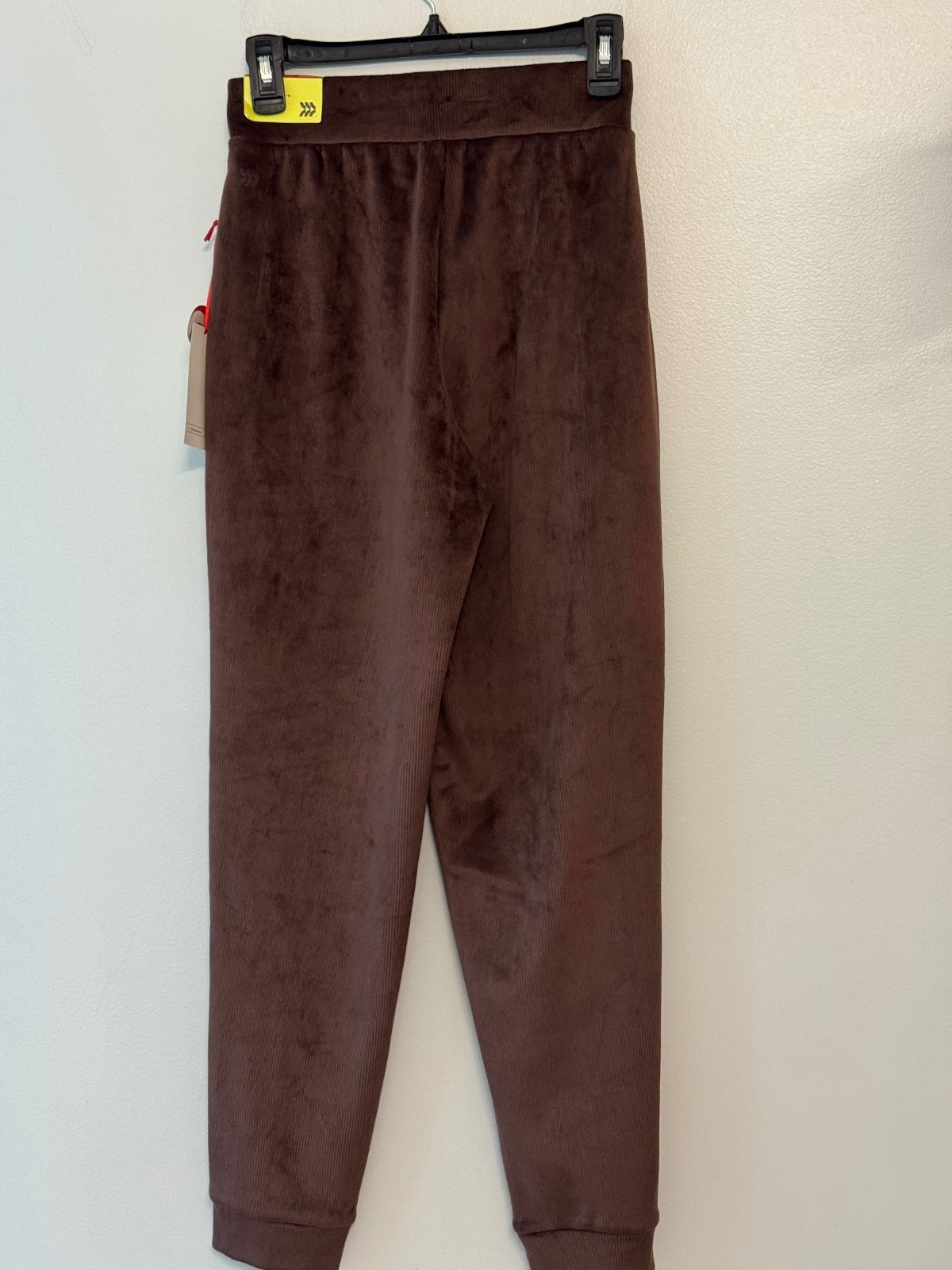 All in Motion XS Brown Ribbed Jogger Pants High Rise Full Length, athleisure