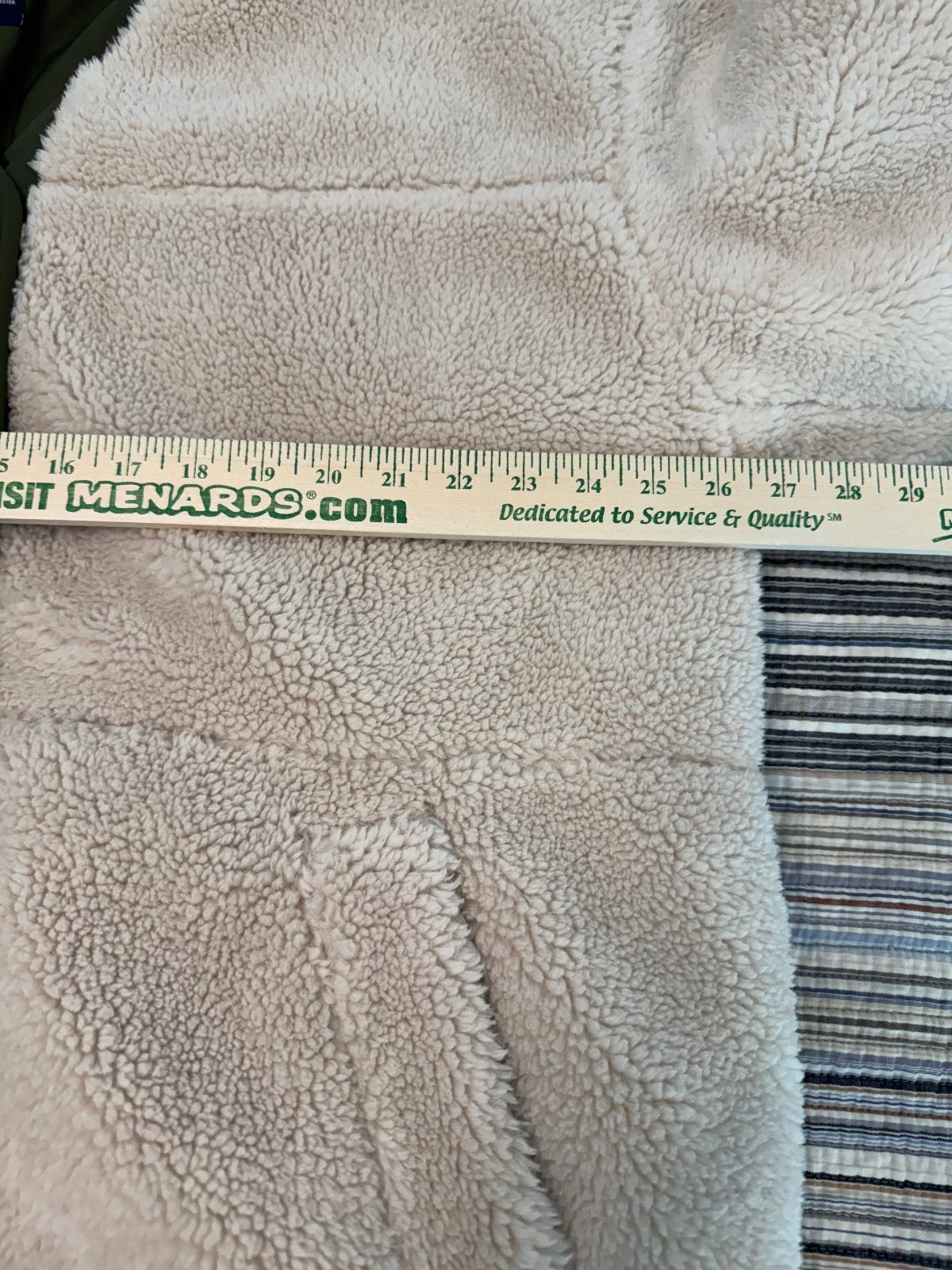 GAP Women’s XXL Sherpa Coat Ivory Olive Green Jacket, Cabincore, Gorpcore