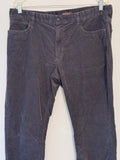 Copper & Oak Men's Dark Gray Corduroy Pants Size 36x32