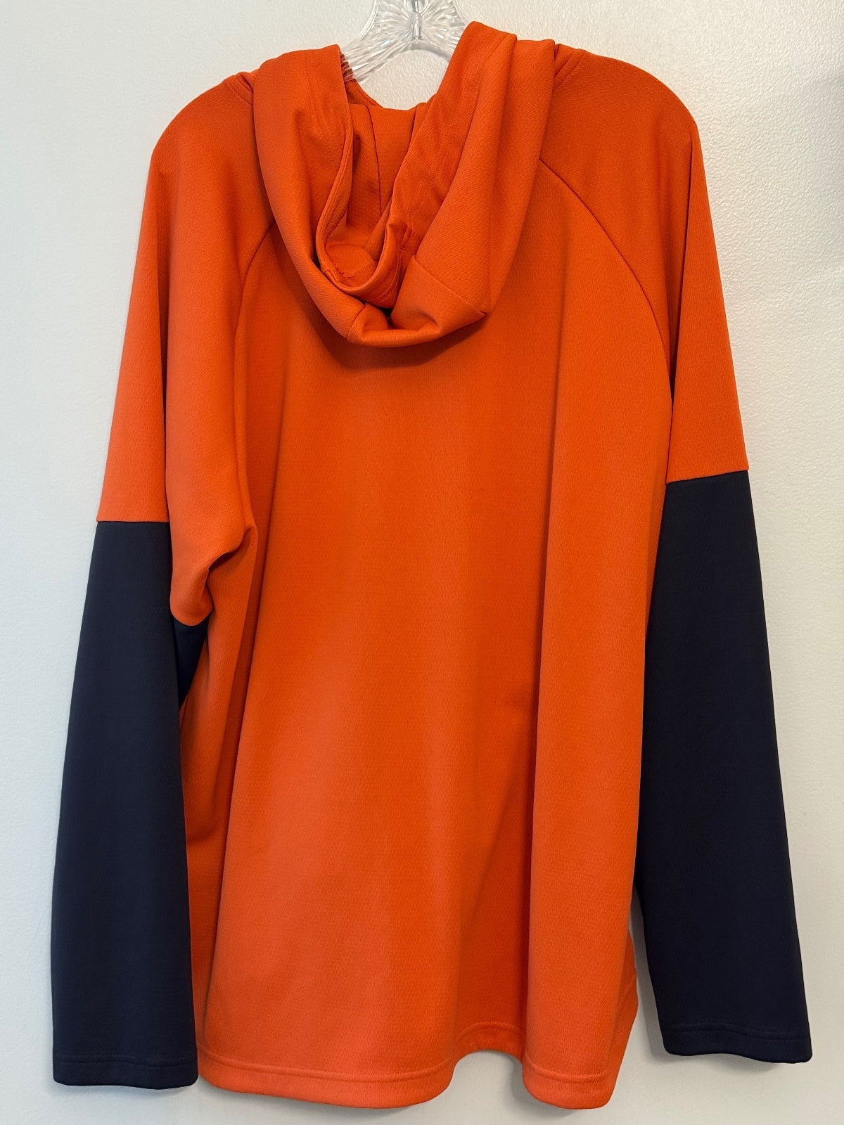Adidas Orange & Navy Hoodie size XXL, athleisure, sportswear