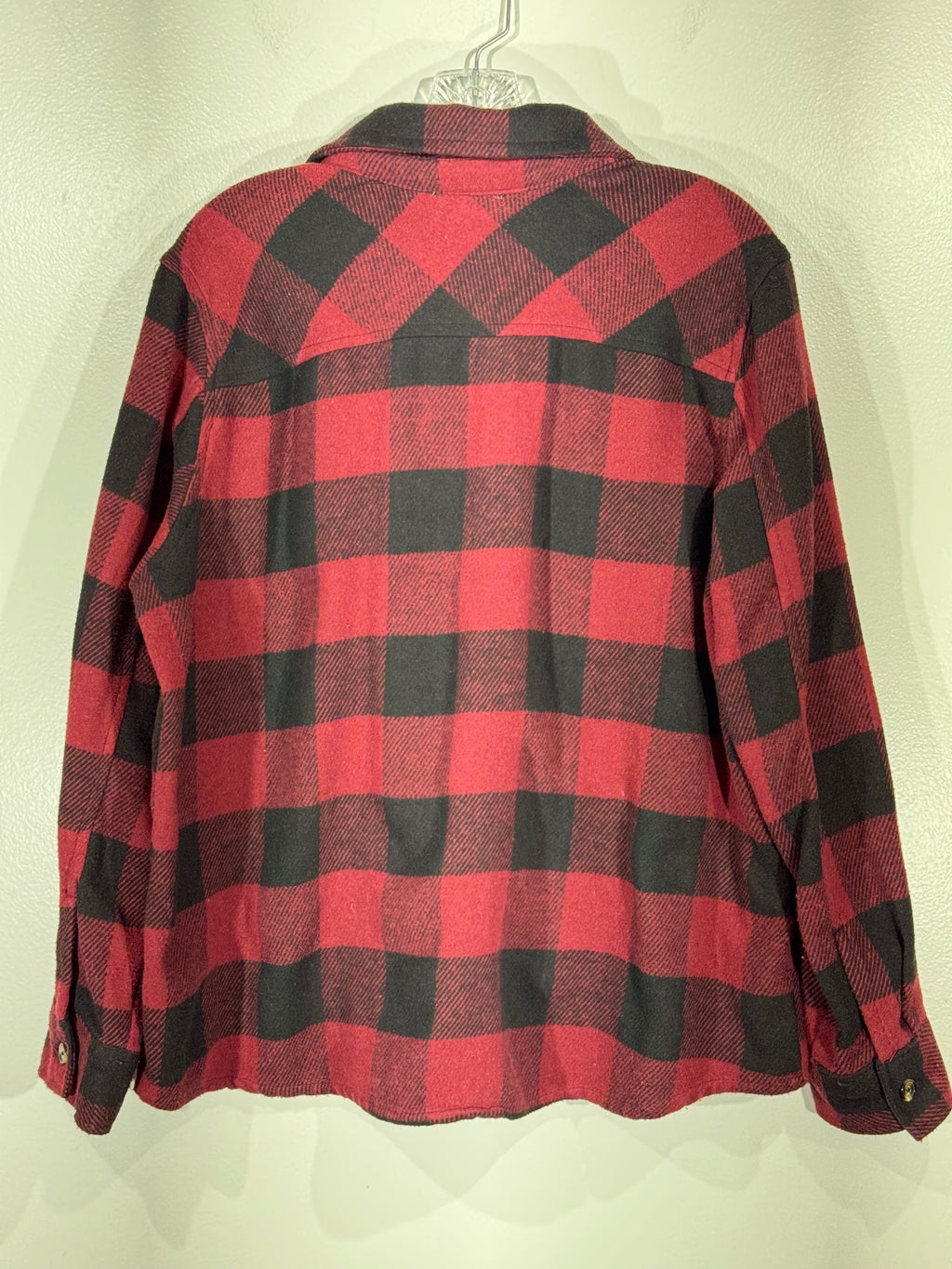 Como Blu Red Black Buffalo Flannel shirt XL, casual, outdoor, cabincore