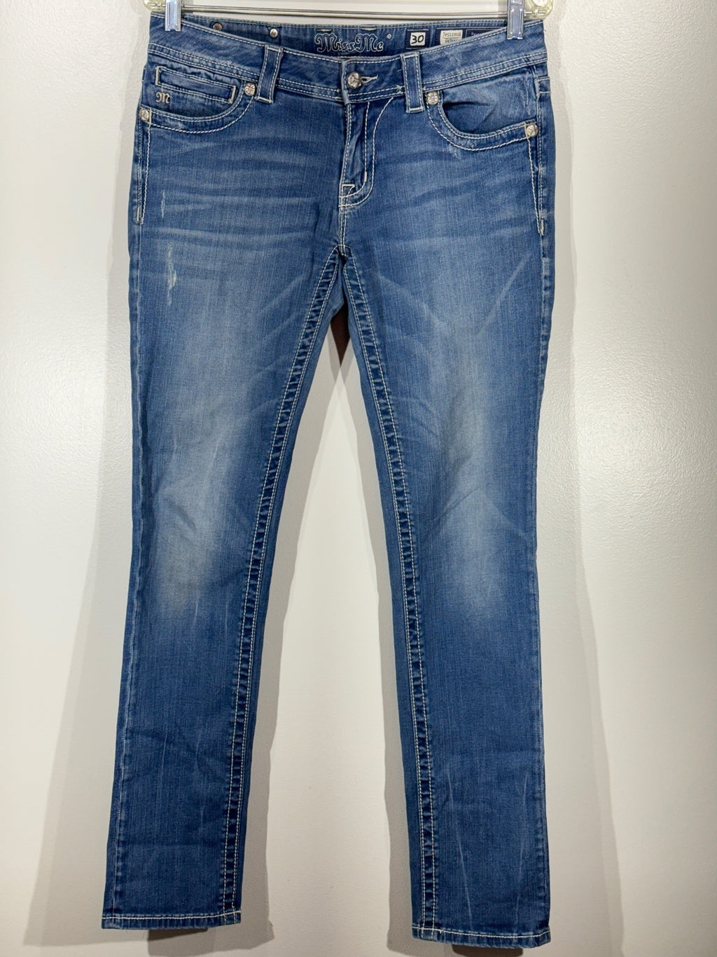 Miss Me Skinny Jeans Medium Wash Size 30