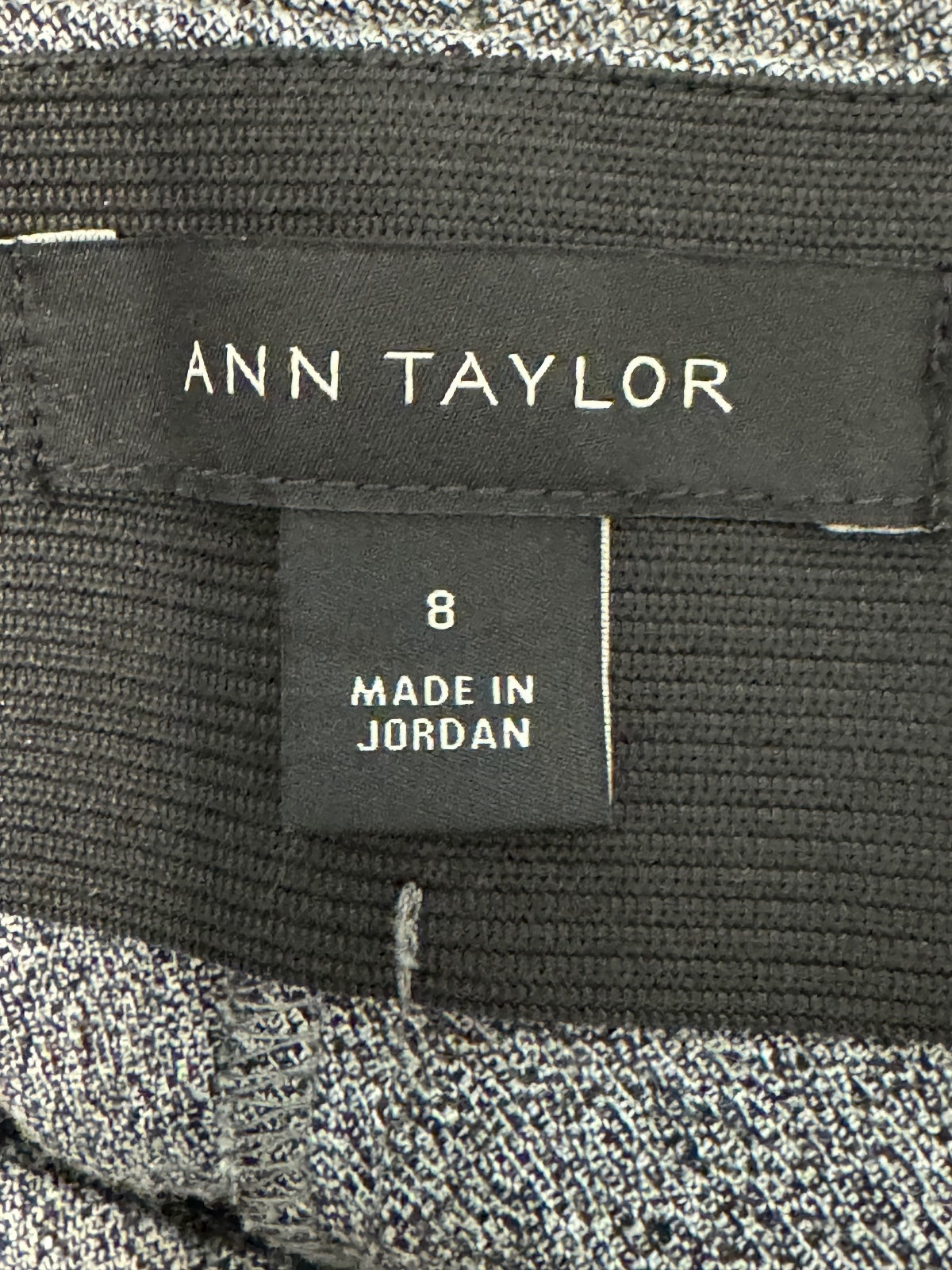 Ann Taylor Women’s Size 8 Gray Slim Ankle Pants Side Slit, Career,officewear
