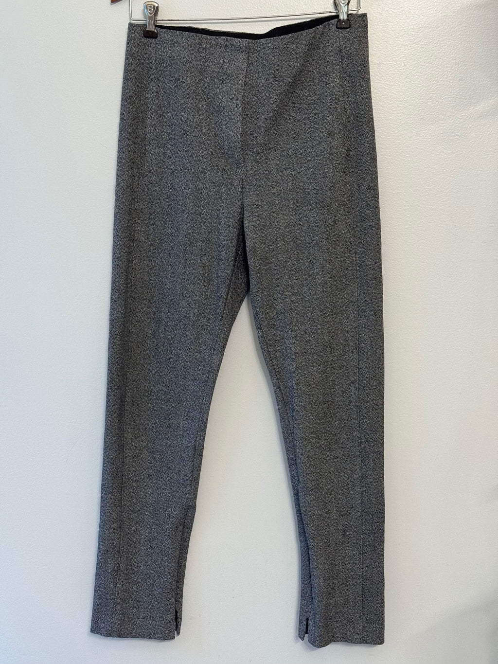 Ann Taylor Women’s Size 8 Gray Slim Ankle Pants Side Slit, Career,officewear