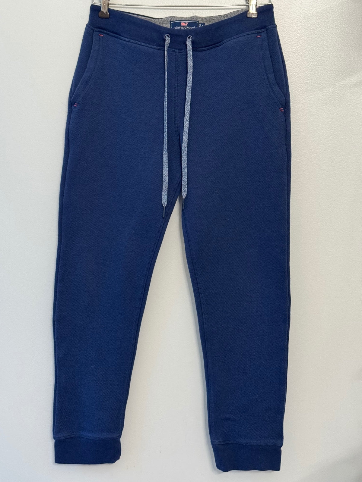 Vineyard Vines Men’s Size S Saltwater Fleece Jogger Pants Blue Drawstring
