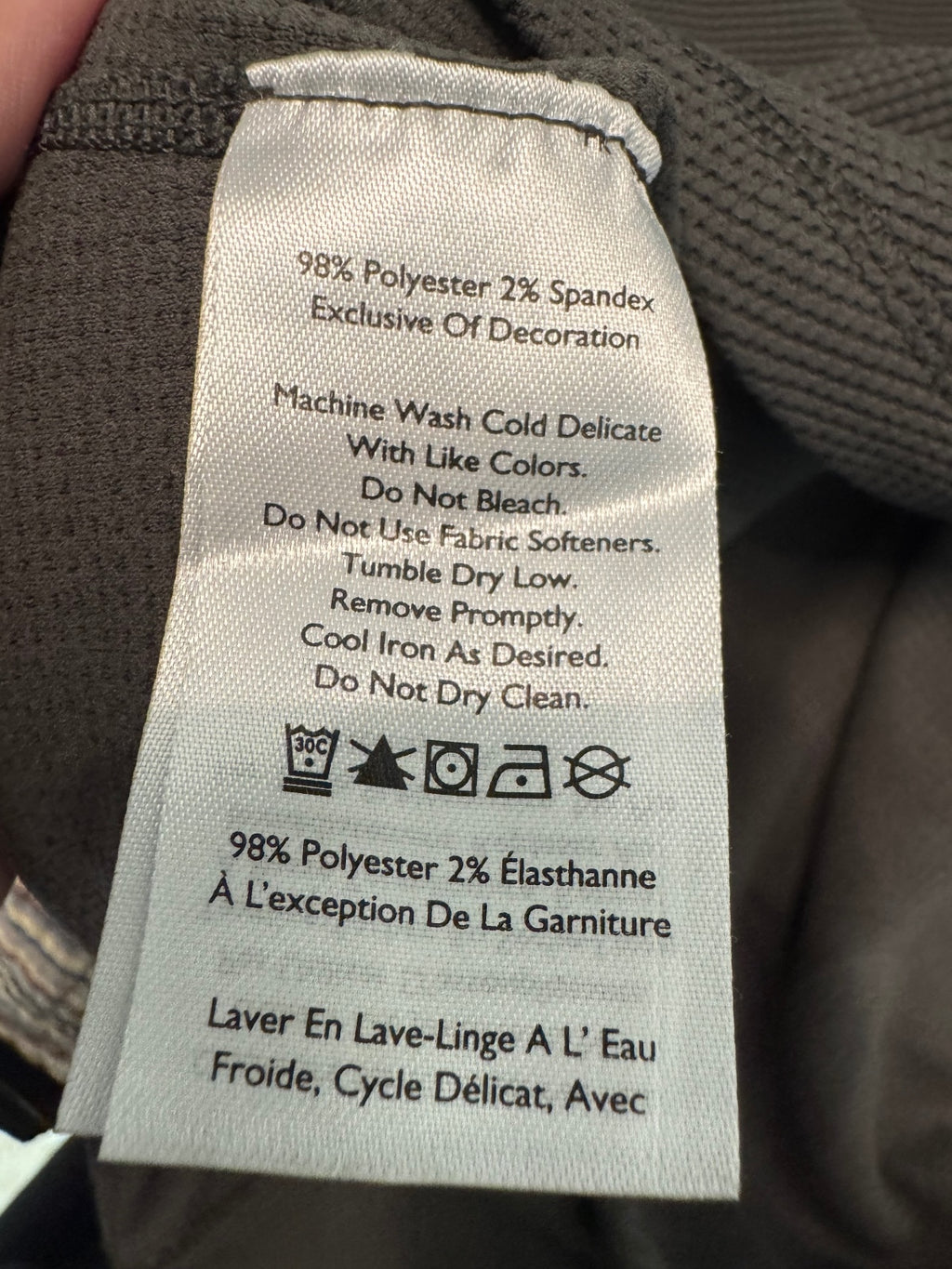Eddie Bauer Women's Gray Waffle Knit Long Sleeve Top Size TL