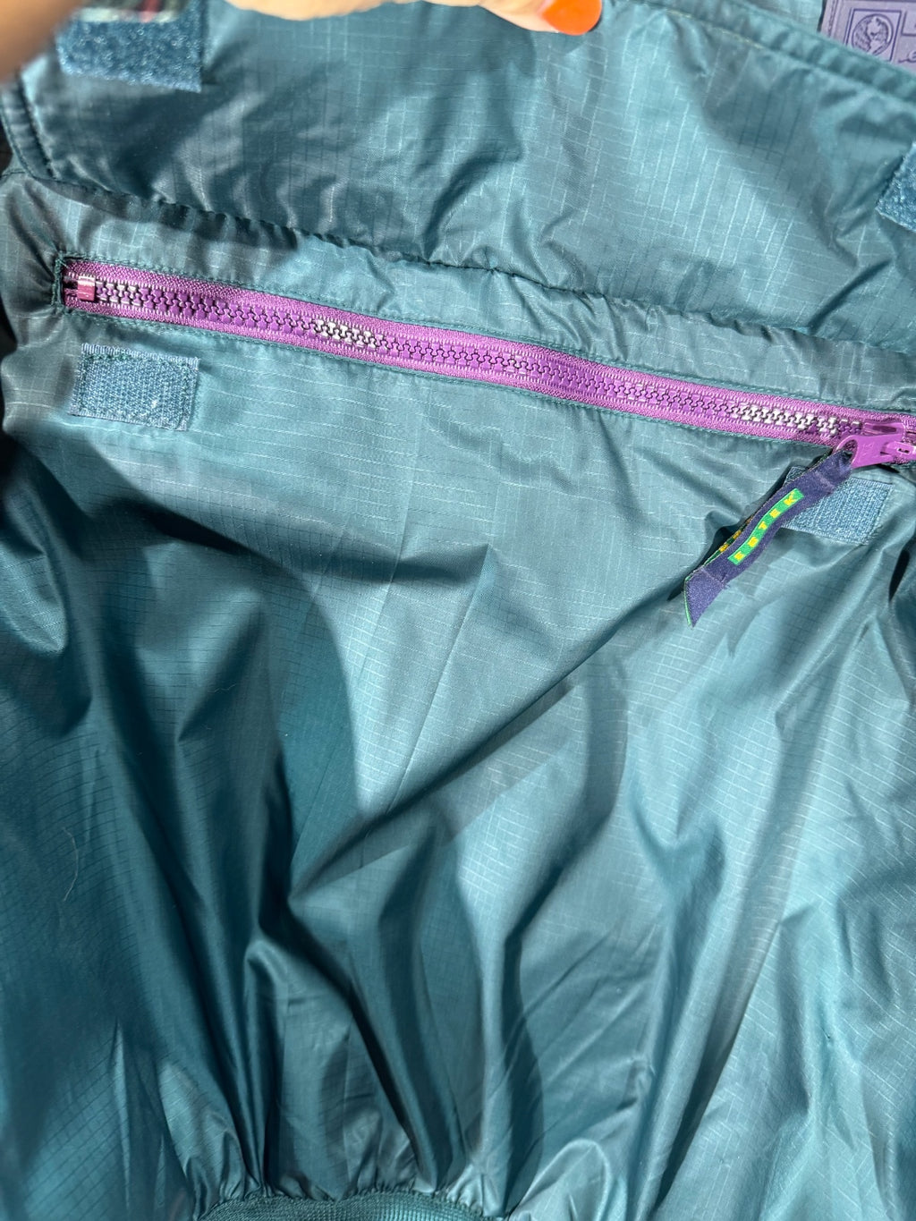 Vintage 90s Eddie Bauer EBTEK Men’s XS Teal Purple Thinsulate Anorak Jacket