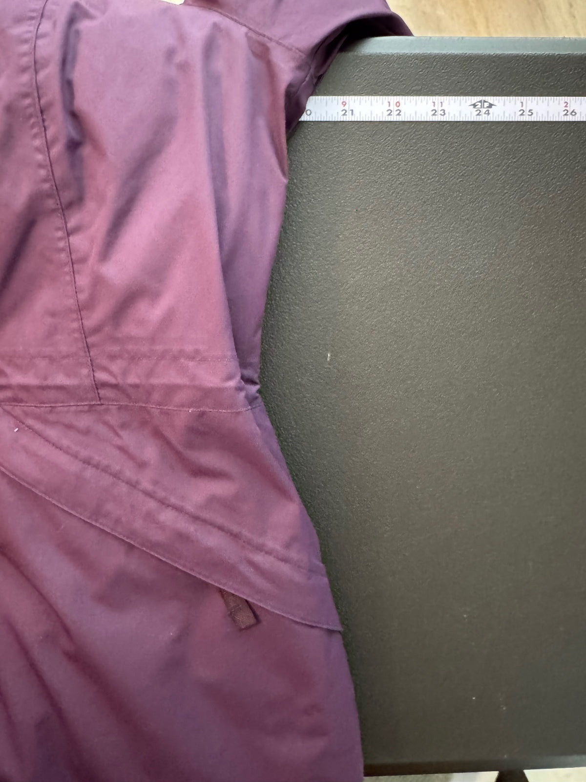 Eddie Bauer Women's Purple Down Hooded Parka Jacket Size S gorpcore classiccore