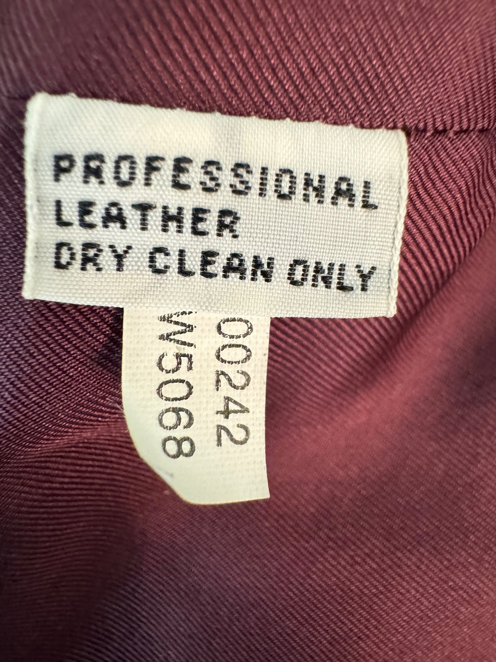 Tommy Bahama Women’s M Mauve Leather Belted Jacket 100% Silk Lined Boho