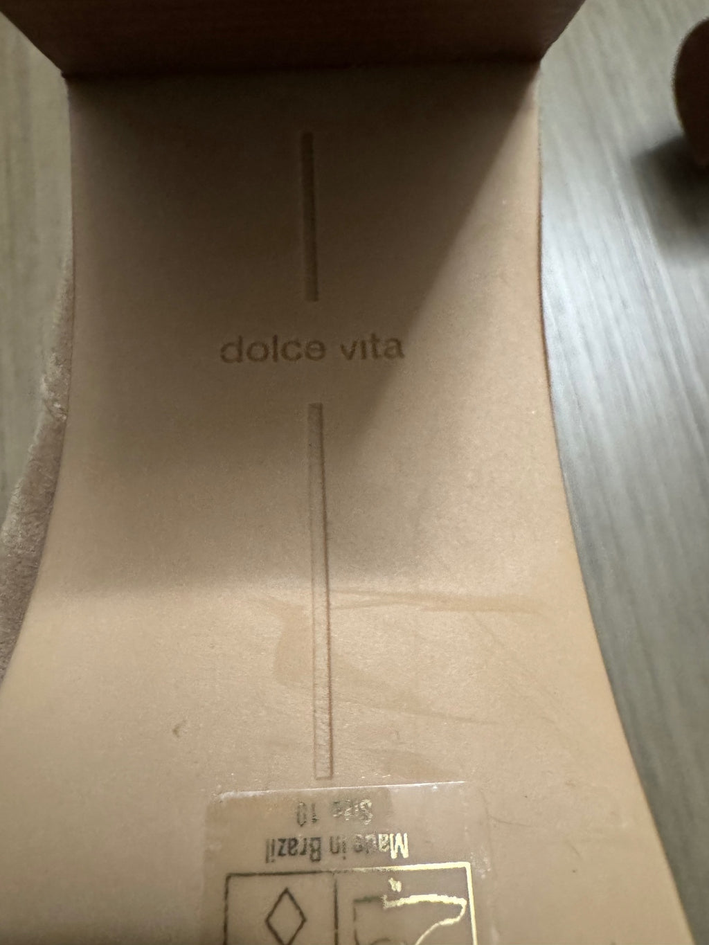Dolce Vita Women's Tan Suede Ankle Boots Size 10