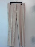 Ann Taylor Women's Beige and White Houndstooth Dress Pants Size 12T