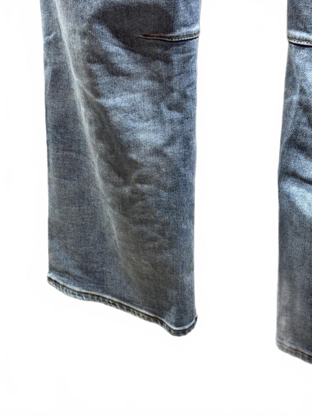 KUT from the Kloth Kelsey Fab Ab Flare Jeans Women’s 12 Light Wash Stretch