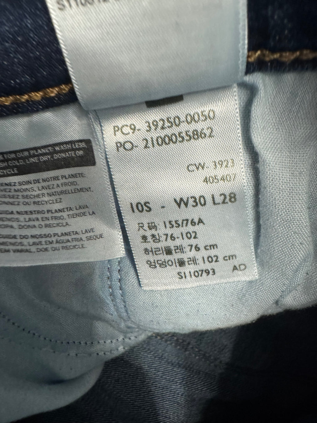 Levi's Classic Straight Blue Jeans Size 30