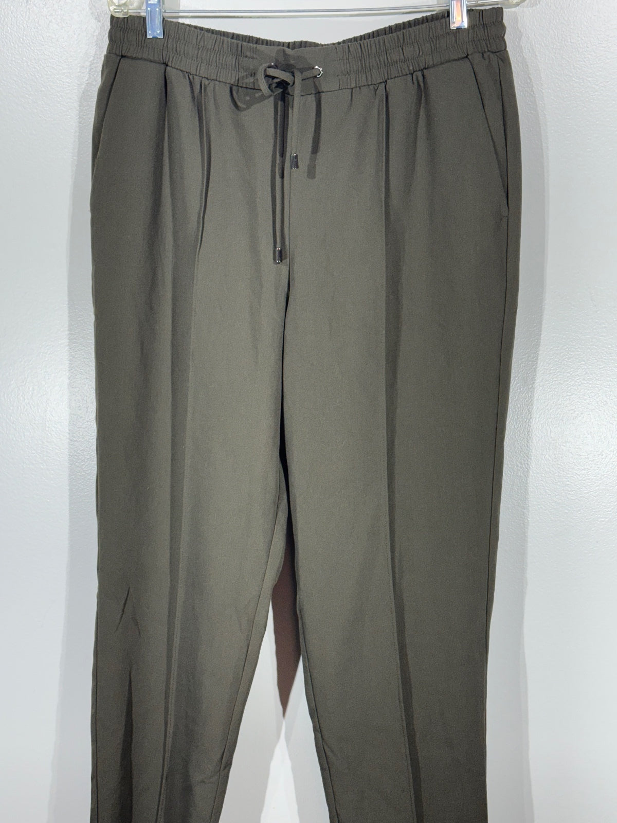 Nine West Women's Jogger Pants Size L Olive Green