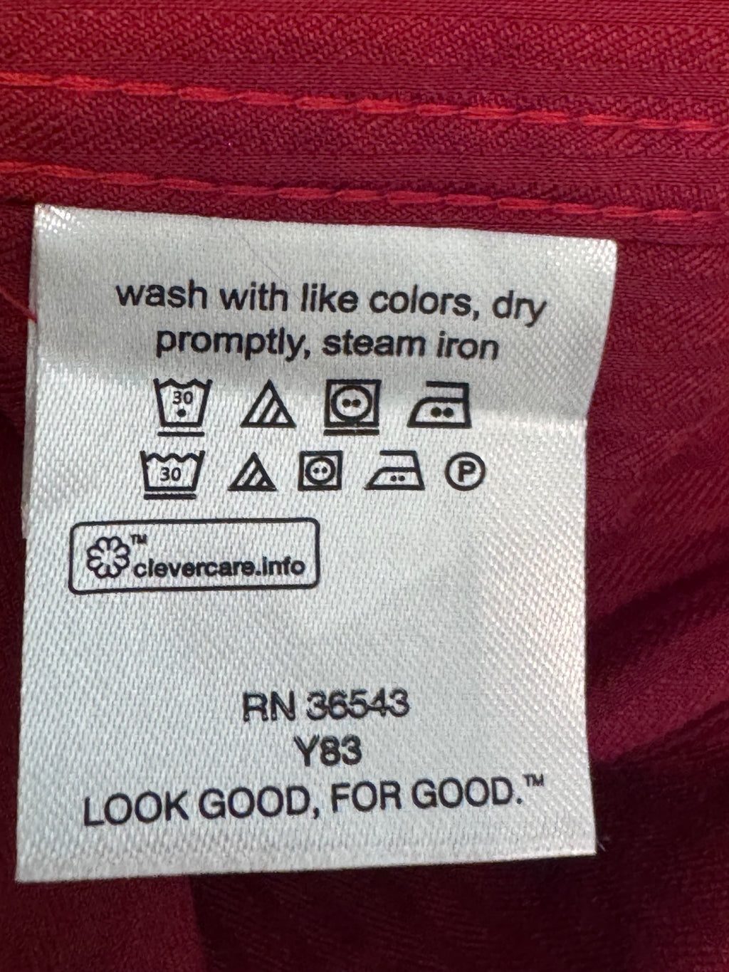 Kenneth Cole Reaction Men's Slim Fit Dress Shirt XL 17 32/33 Red