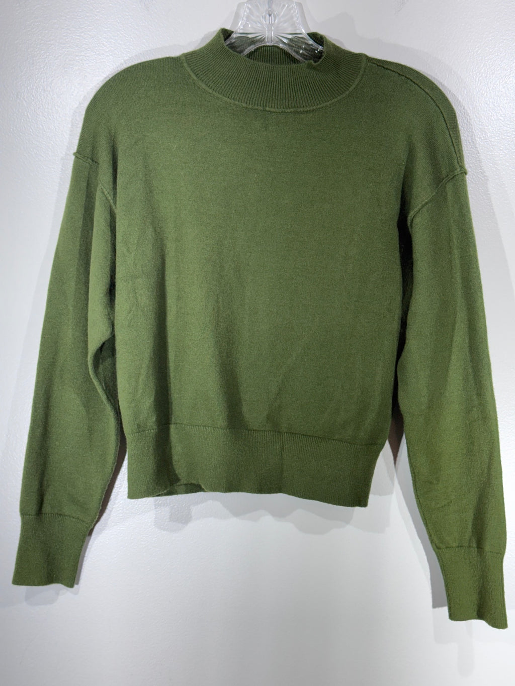 Ophelia Roe Olive Green Pullover Sweater Medium