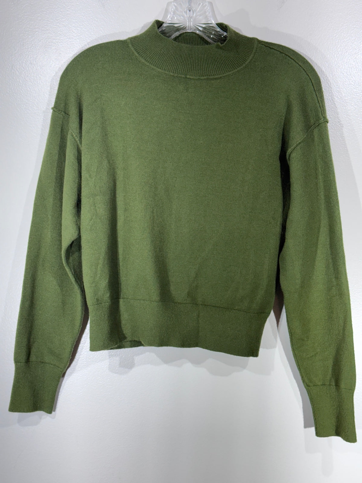 Ophelia Roe Olive Green Pullover Sweater Medium