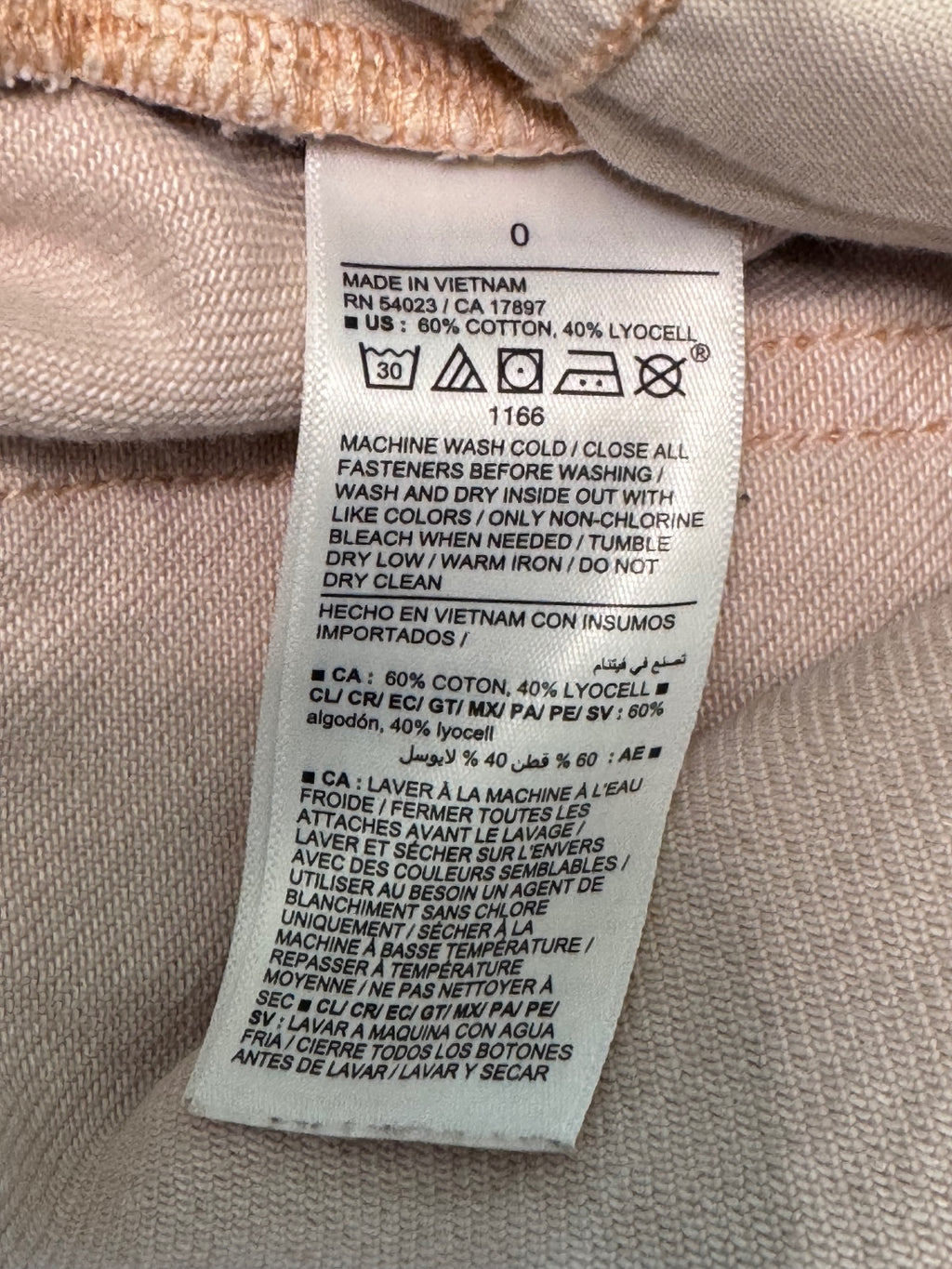 Old Navy Women's Baggy Wide Leg Jeans Size 0 Beige