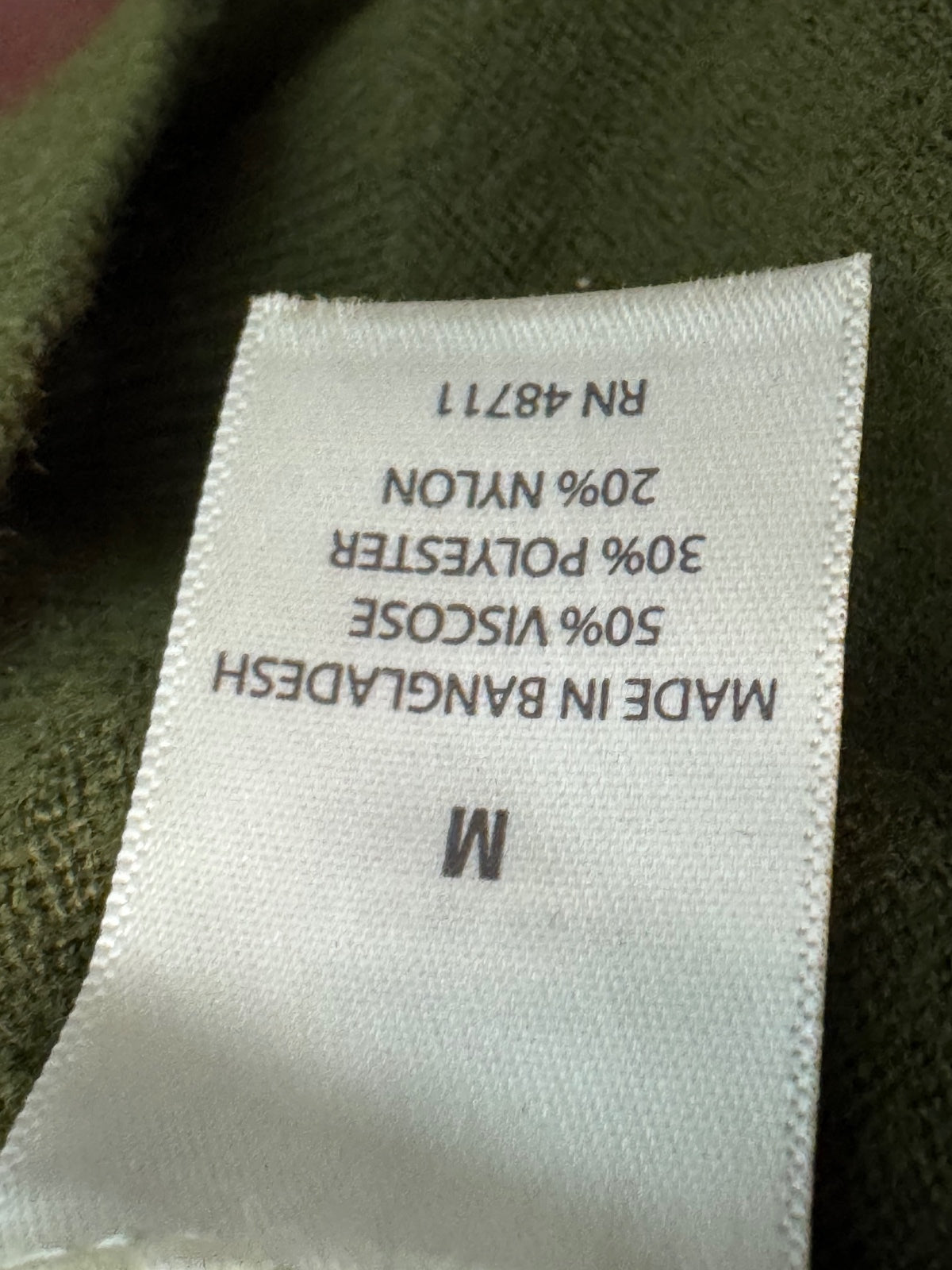 Ophelia Roe Olive Green Pullover Sweater Medium