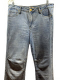 KUT from the Kloth Kelsey Fab Ab Flare Jeans Women’s 12 Light Wash Stretch