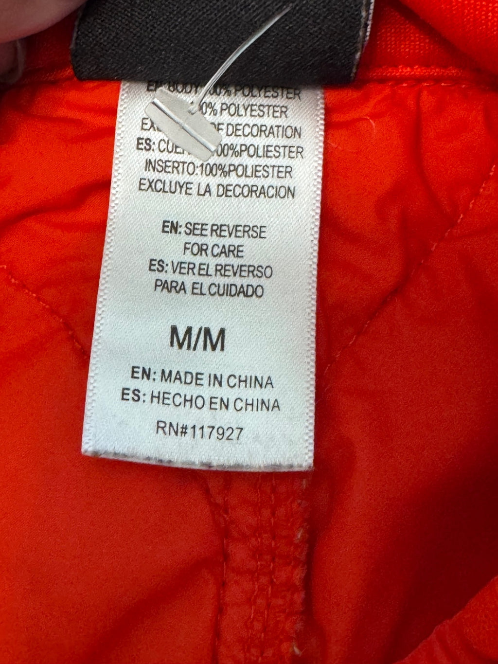 Reebok Women's Red Quilted and Fleece Full-Zip Jacket