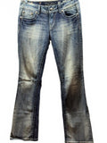 Miss Me Jeans Women’s 29 Easy Boot Rhinestone Flap Pocket Denim 33 Inseam