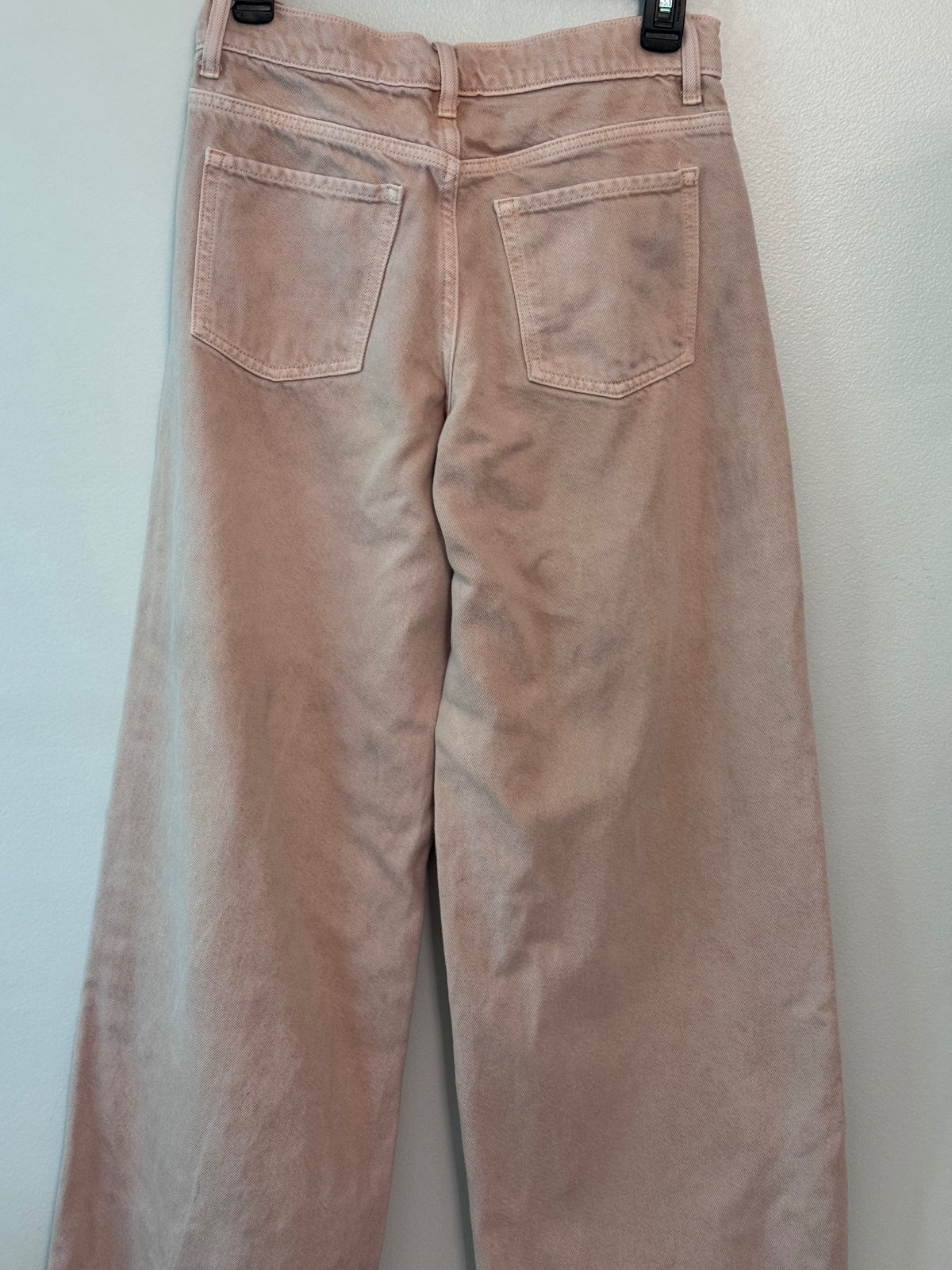 Old Navy Women's Baggy Wide Leg Jeans Size 0 Beige