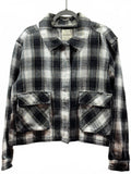 Lucky Brand Black & White Plaid  Shacket XL