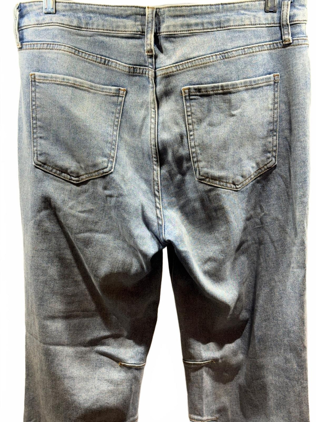 KUT from the Kloth Kelsey Fab Ab Flare Jeans Women’s 12 Light Wash Stretch
