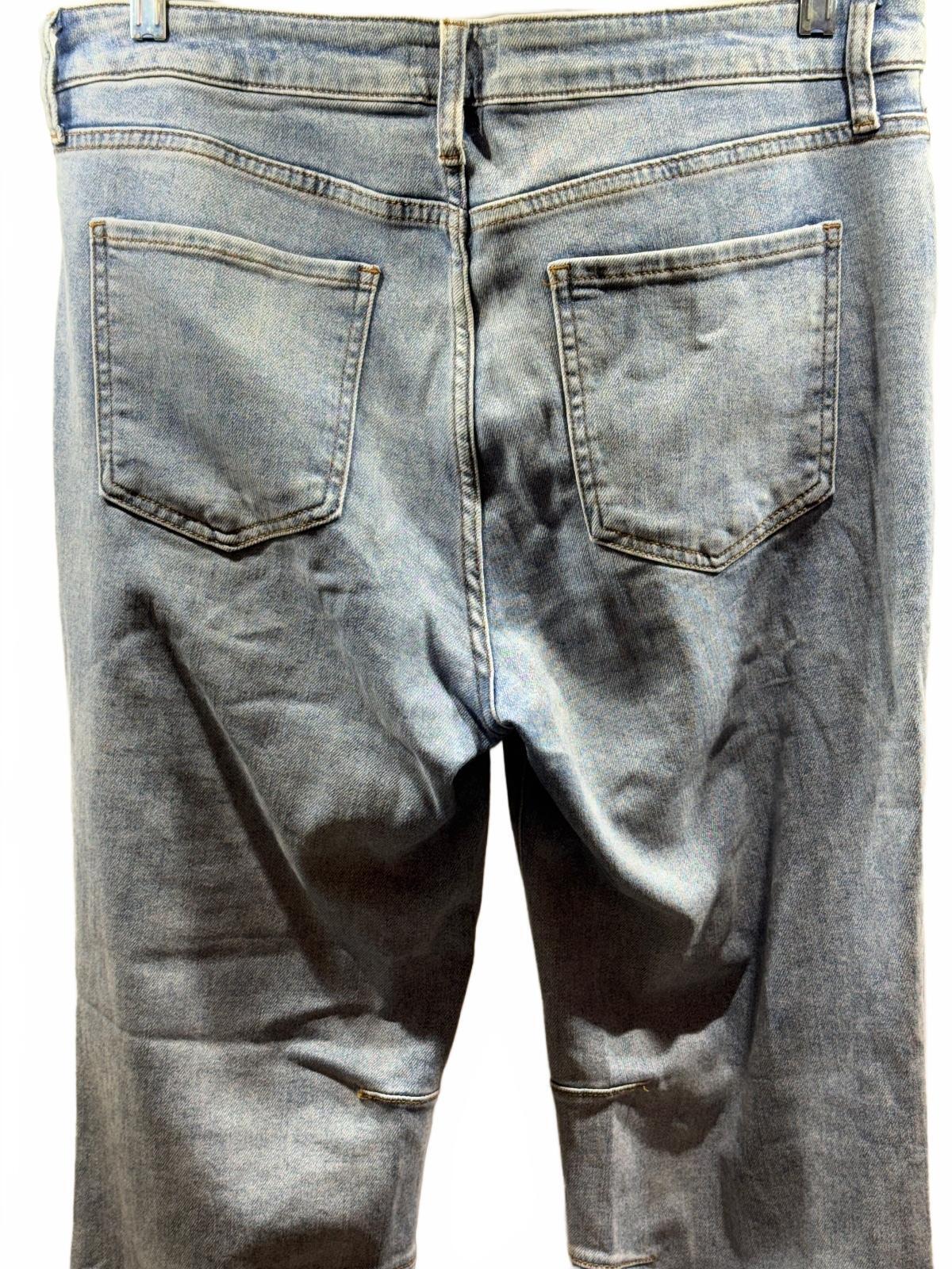 KUT from the Kloth Kelsey Fab Ab Flare Jeans Women’s 12 Light Wash Stretch