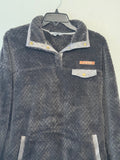 Simply Southern Women's Large Gray Fleece Pullover Sweatshirt