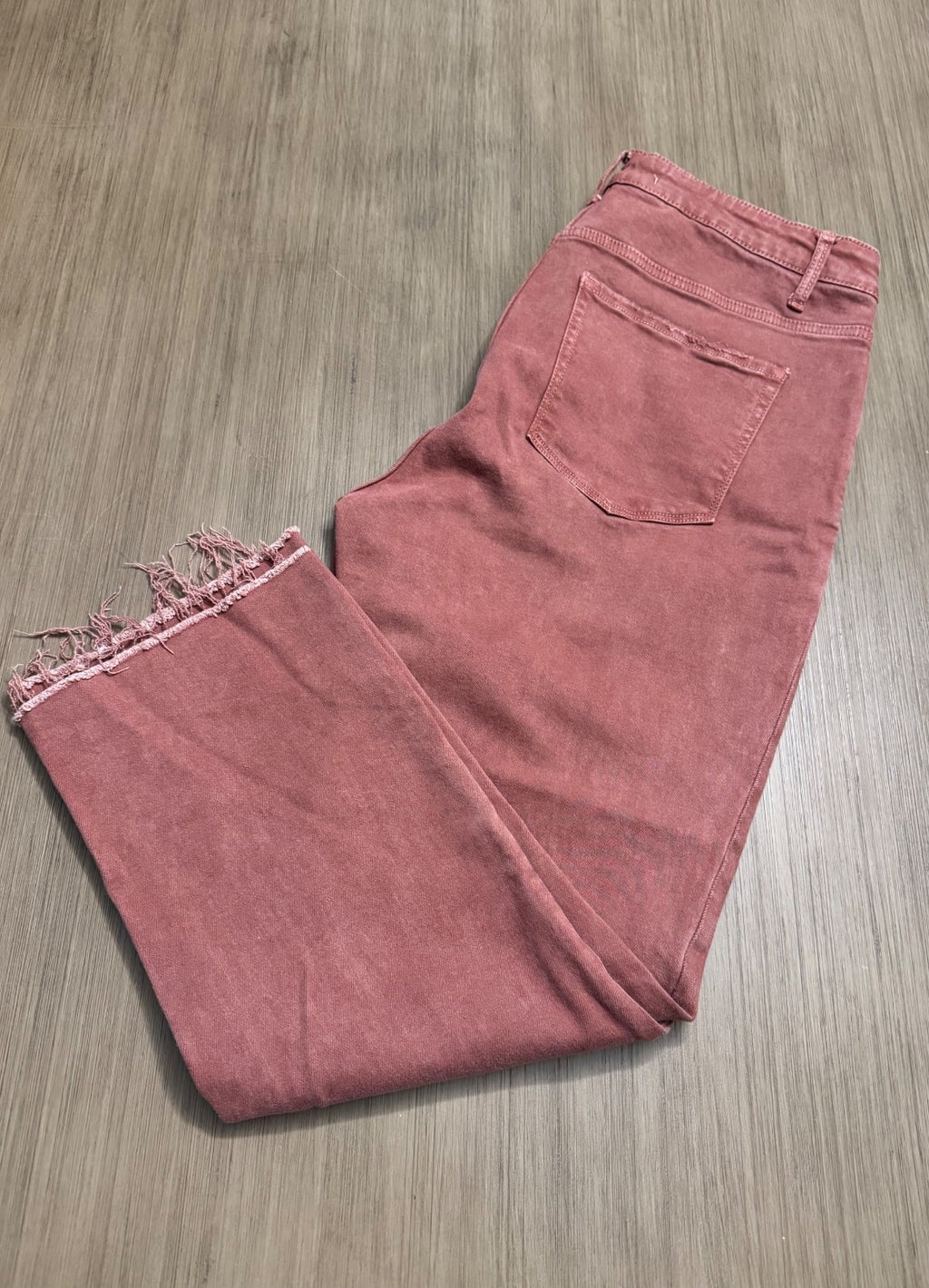 Lovervet by Vervet Rose Distressed Hem Jeans Size 18W