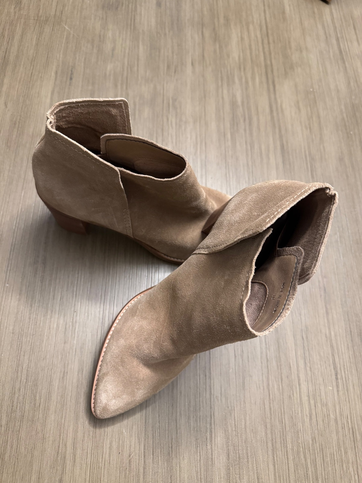 Dolce Vita Women's Tan Suede Ankle Boots Size 10