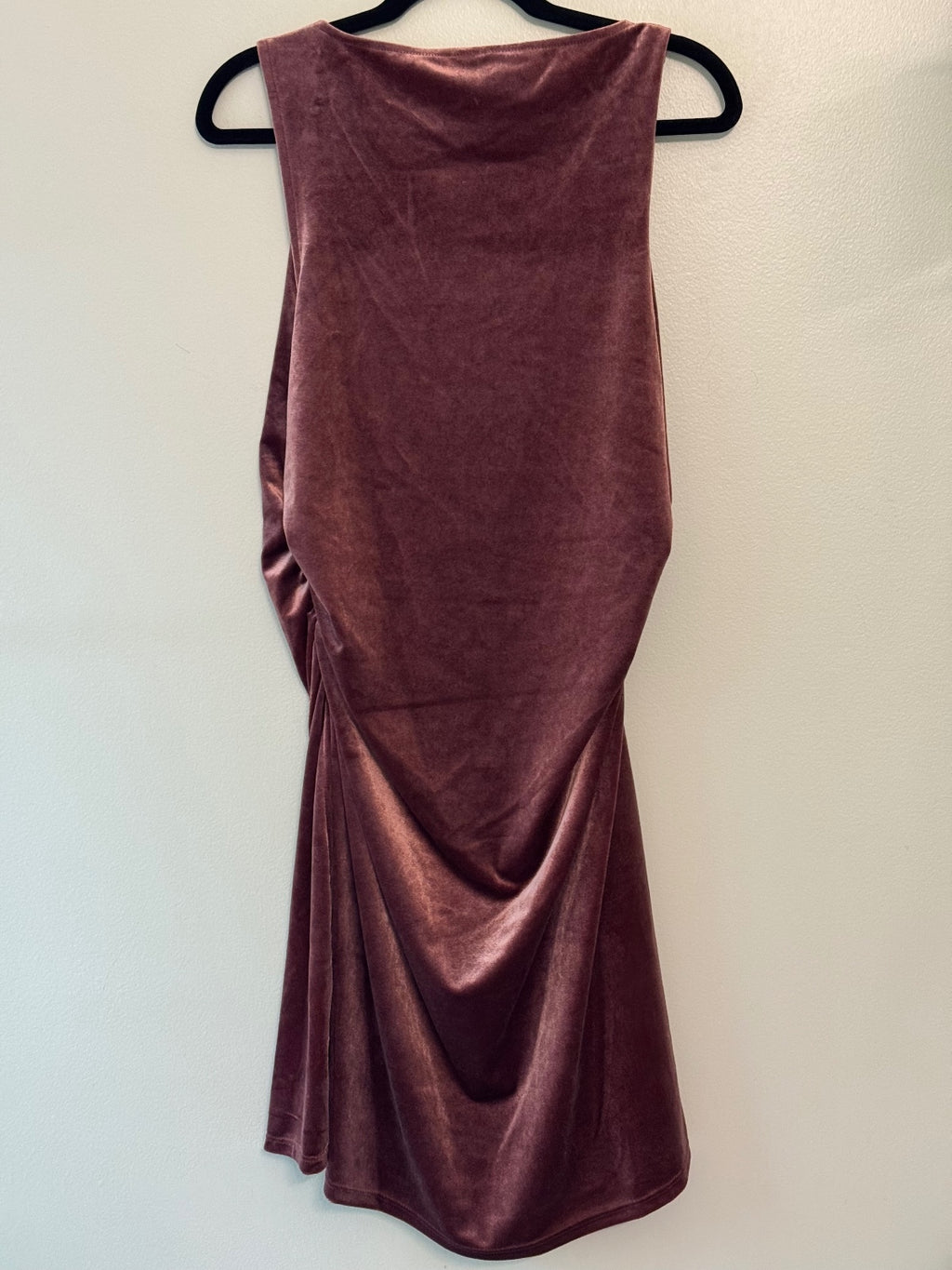 Wild Fable Women's Burgandy, Velvet Sleeveless Dress, Burgandy, Size M, Go-See
