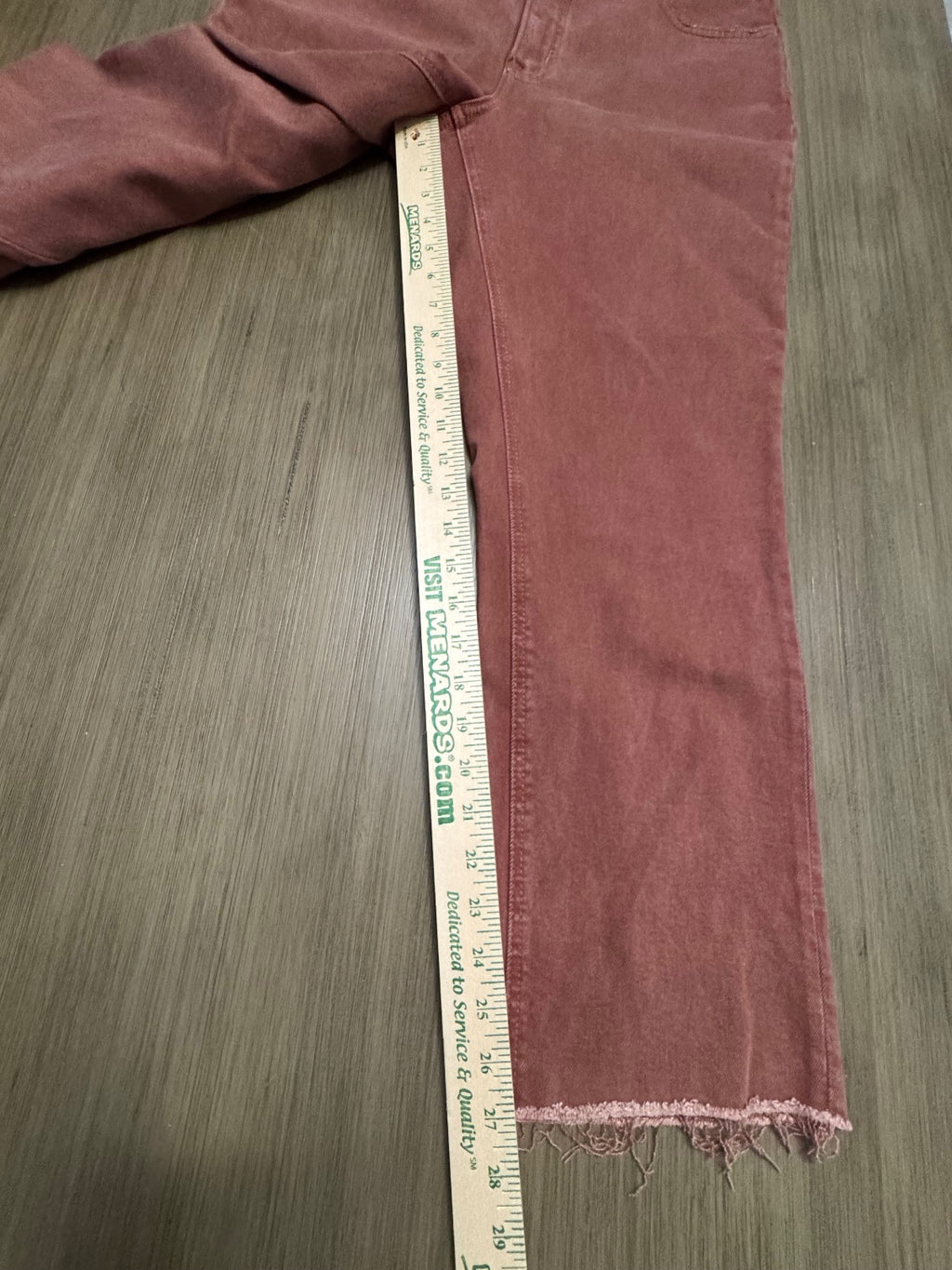 Lovervet by Vervet Rose Distressed Hem Jeans Size 18W