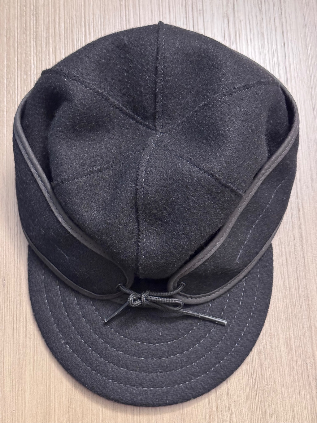 Stormy Kromer Original Wool Cap Black Size 6 3/4 Unisex Made in USA