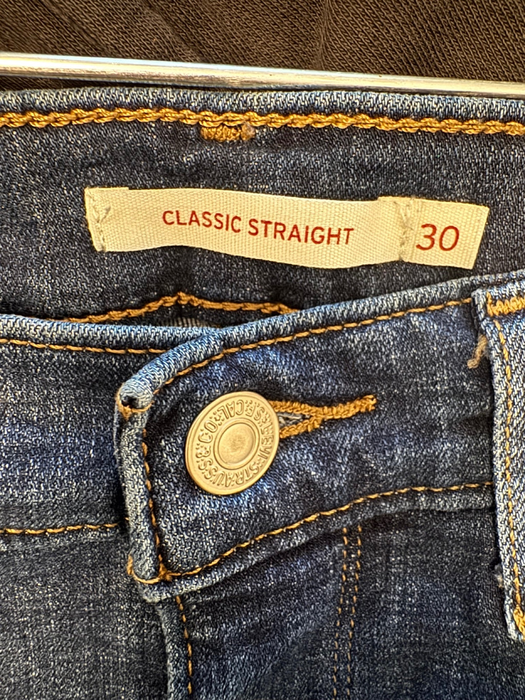 Levi's Classic Straight Blue Jeans Size 30