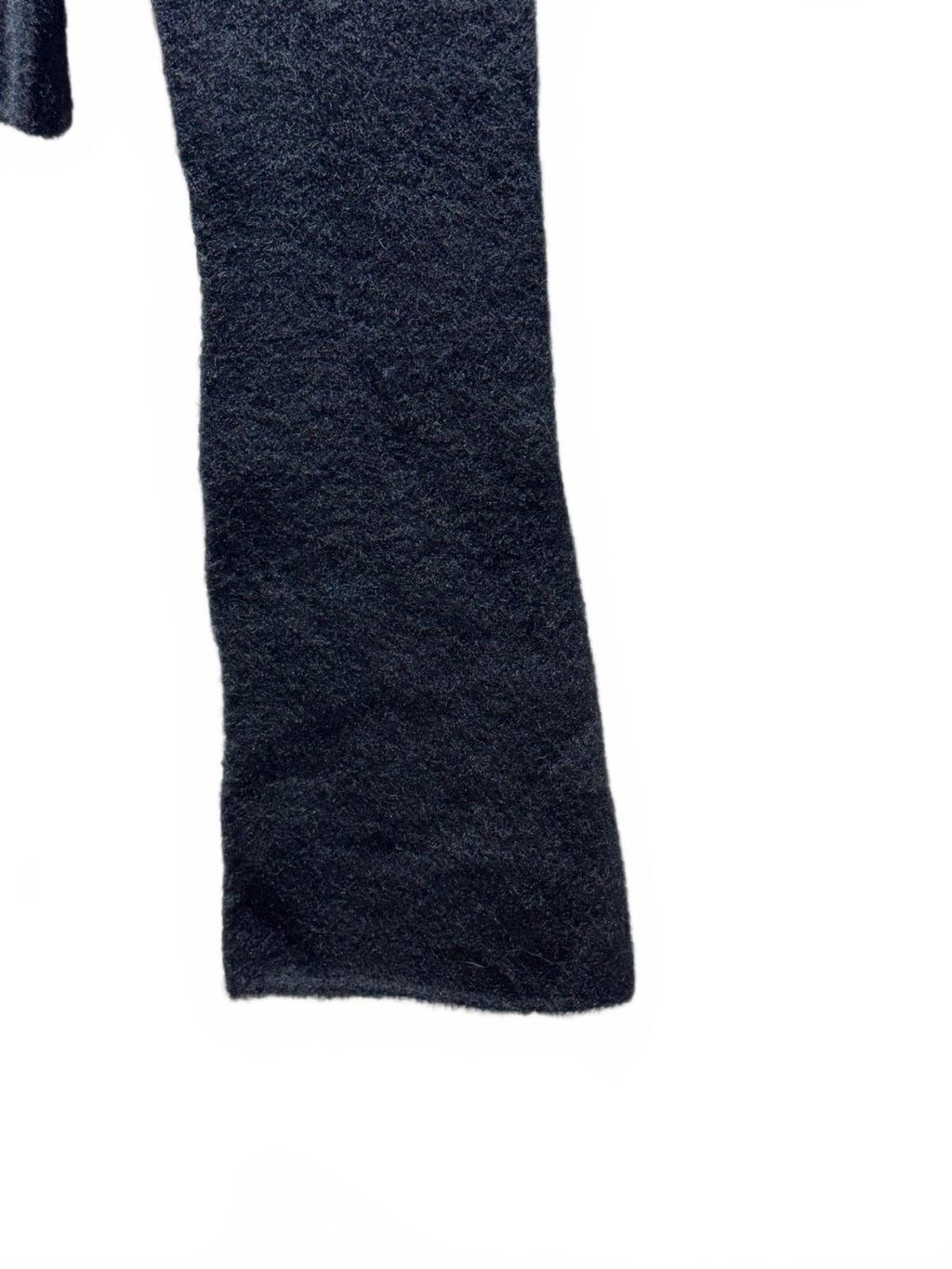 ANWND Women’s L Black Cropped Turtleneck Sweater Flared Bell Sleeves NWT