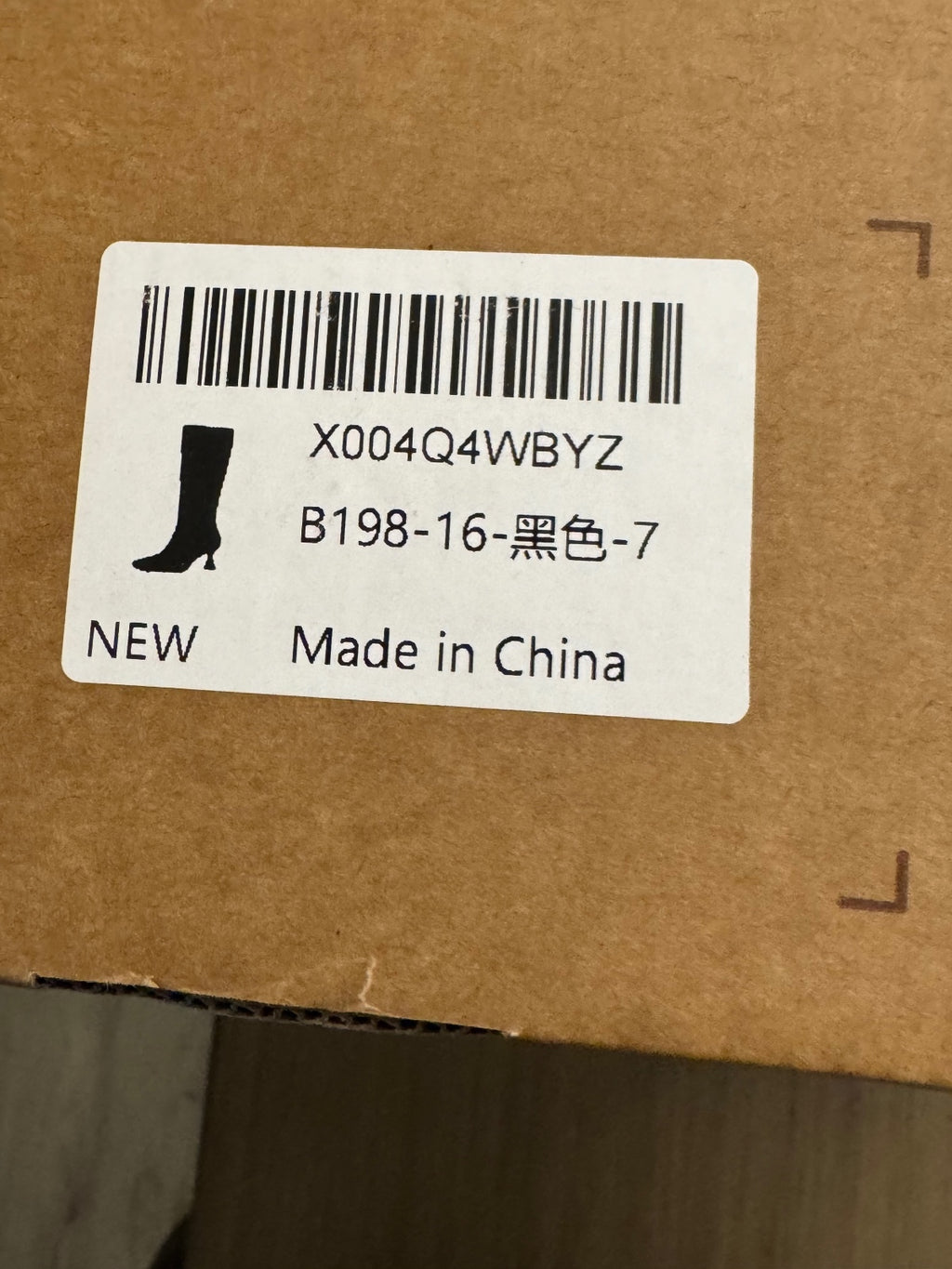 Black Mid-Calf Pointed Toe Kitten Heel Boots Size 7