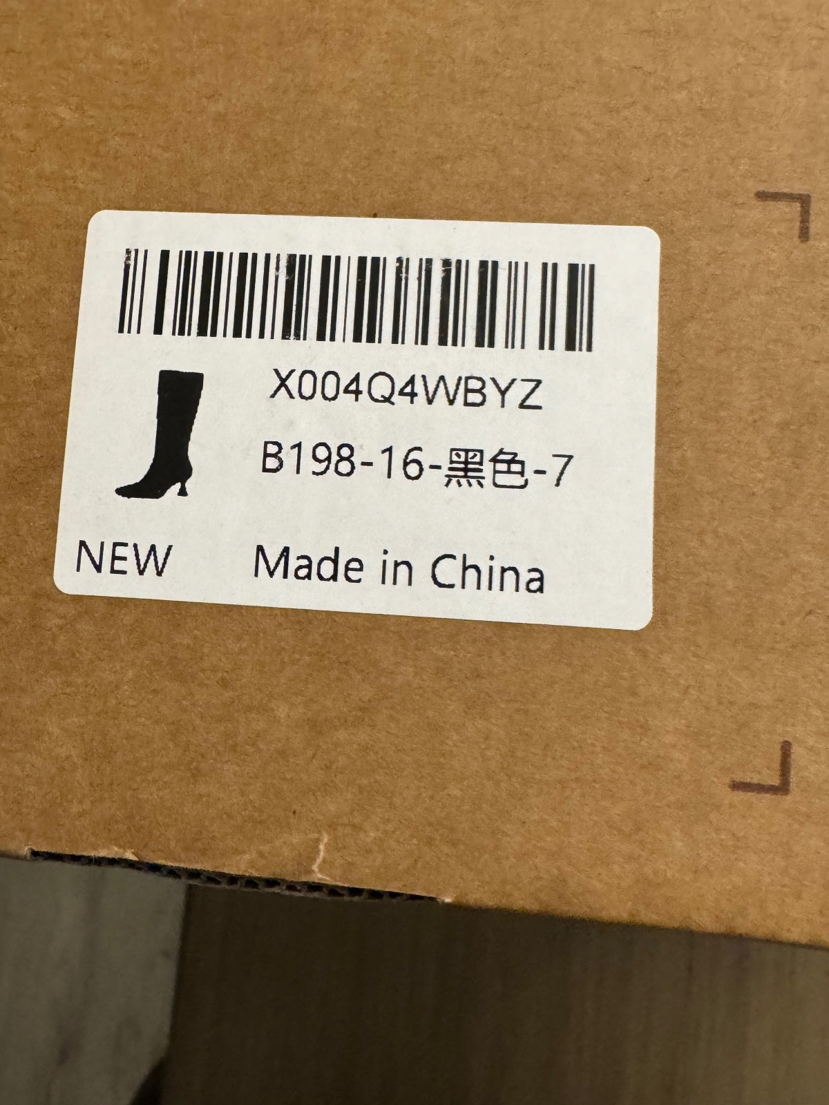 Black Mid-Calf Pointed Toe Kitten Heel Boots Size 7