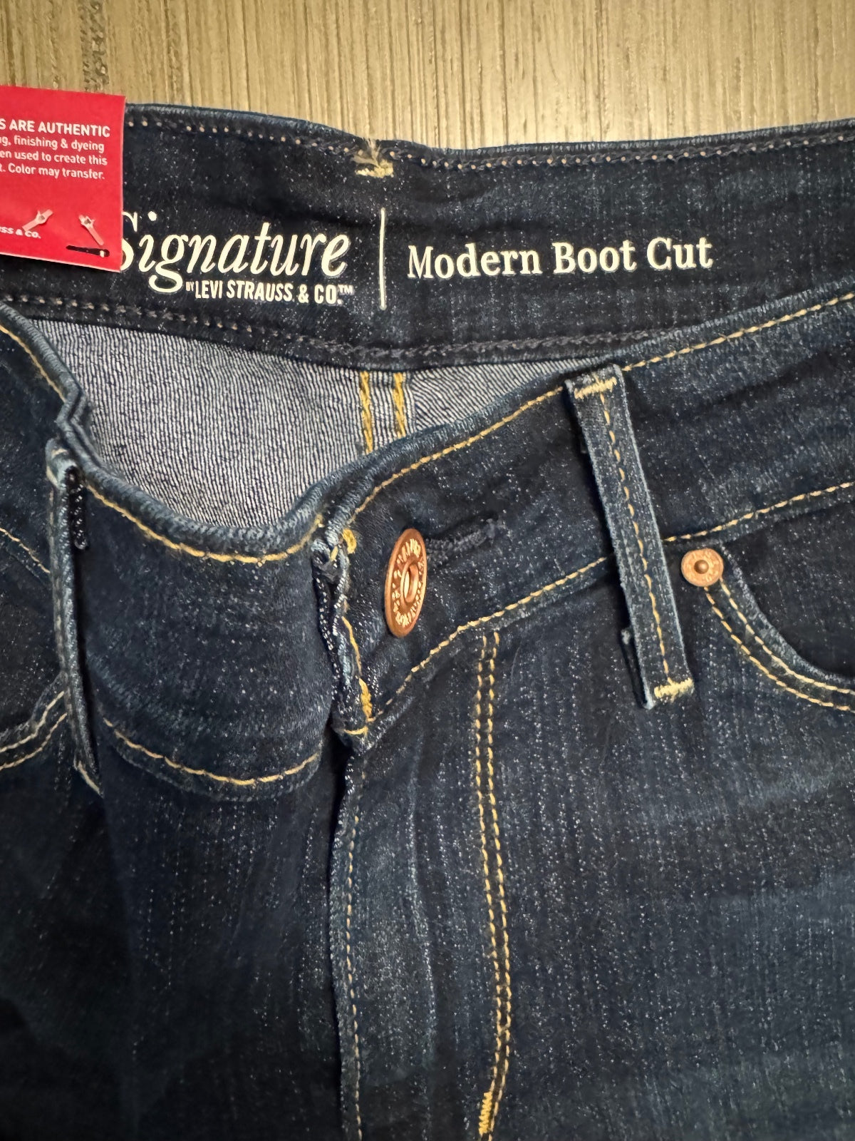 Signature by Levi Strauss Modern Boot Cut Stretch Jeans 8L W29 L34